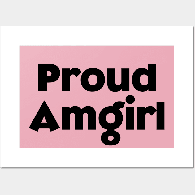 Filipina mixed - proud amgirl  statement Wall Art by CatheBelan